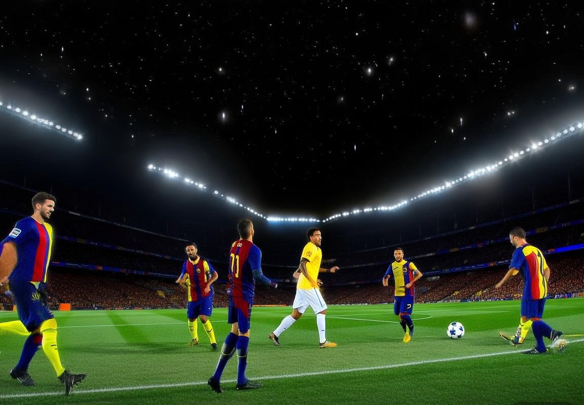 巴塞罗那vs巴西：巅峰对决足球传奇回顾(图4)