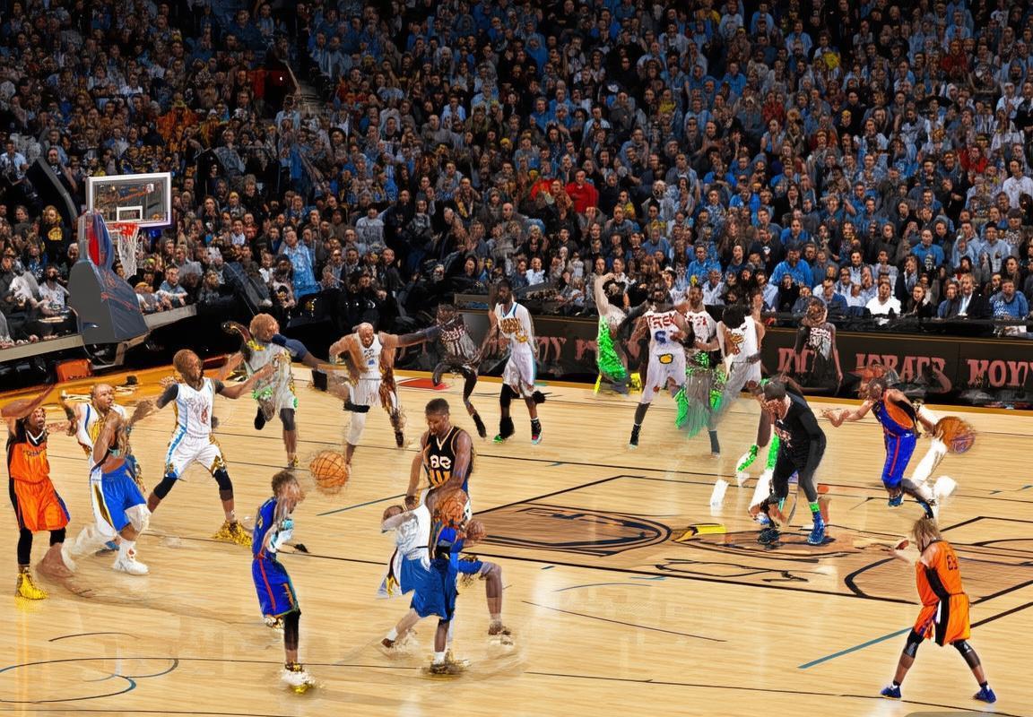 2023金州勇士对丹佛掘金巅峰对决：库里与约基奇星光对决及战术解析(图1)